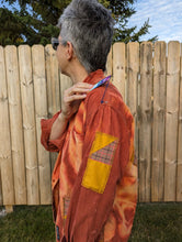 Load image into Gallery viewer, GOLDEN HOT ROD Funk’d Up Flannel sz M/L
