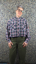 Load image into Gallery viewer, HI-LO SHROOM Shirt - RGB plaid - SNAP front
