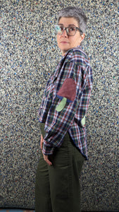 HI-LO SHROOM Shirt - RGB plaid - SNAP front